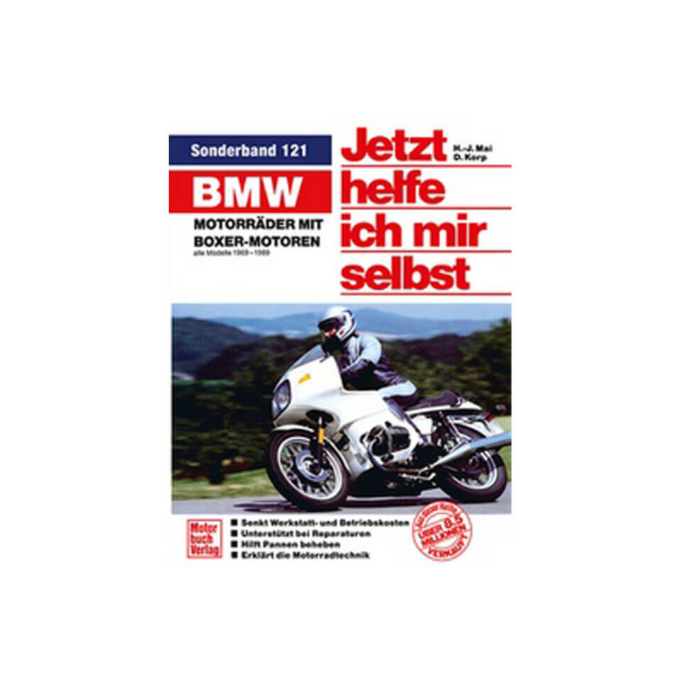 motorbuch Jetzt helfe ich mir selbst, Band 121, BMW-Motorräder mit Boxer-Motoren - alle Modelle 1969-1989