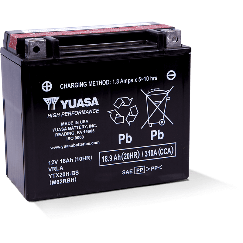 yuasa Batterie YTX 20 H-BS wartungsfrei (AGM) inkl. Säurepack