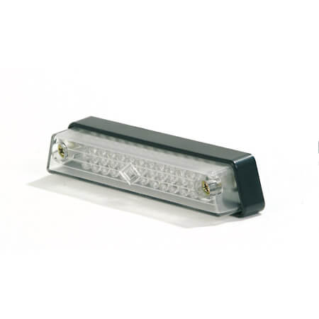 shin_yo LED-Nebelschlussleuchte mit langem Anschlusskabel, Glas transparent