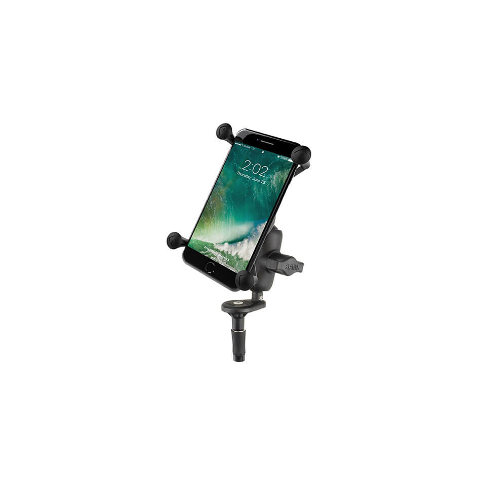 ram_mounts Motorradhalterung mit X-Grip Universal Halteklammer für große Smartphones